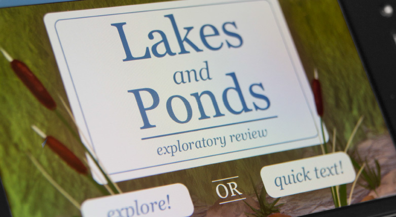 Lakes and Ponds iPhone app