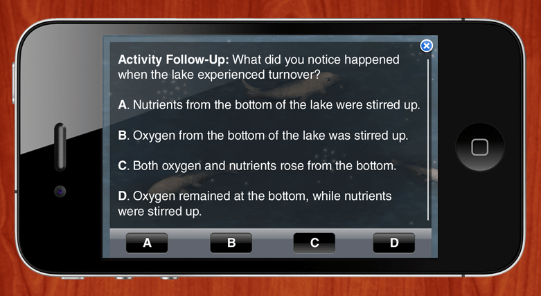 Lakes and Ponds iPhone app