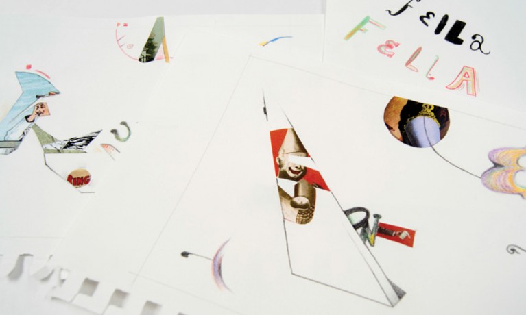 Interactive Ed Fella Collage